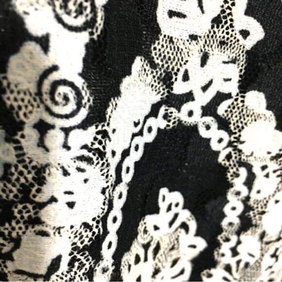 Saint Gil Paris Black & White Print Cardigan Size L - Picture 10 of 14